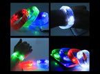 bracelet lumineux led sound control blanc