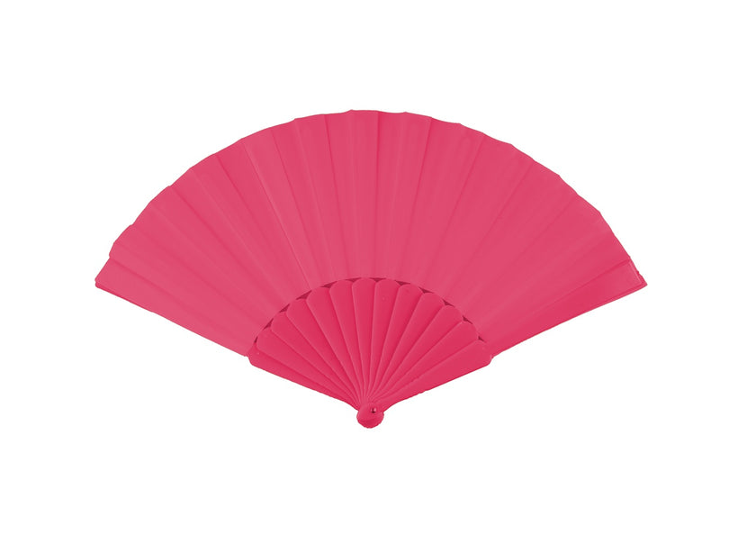 éventail plastique pink fuchsia 22cm