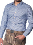 Chemise Oktoberfest bleue deluxe homme