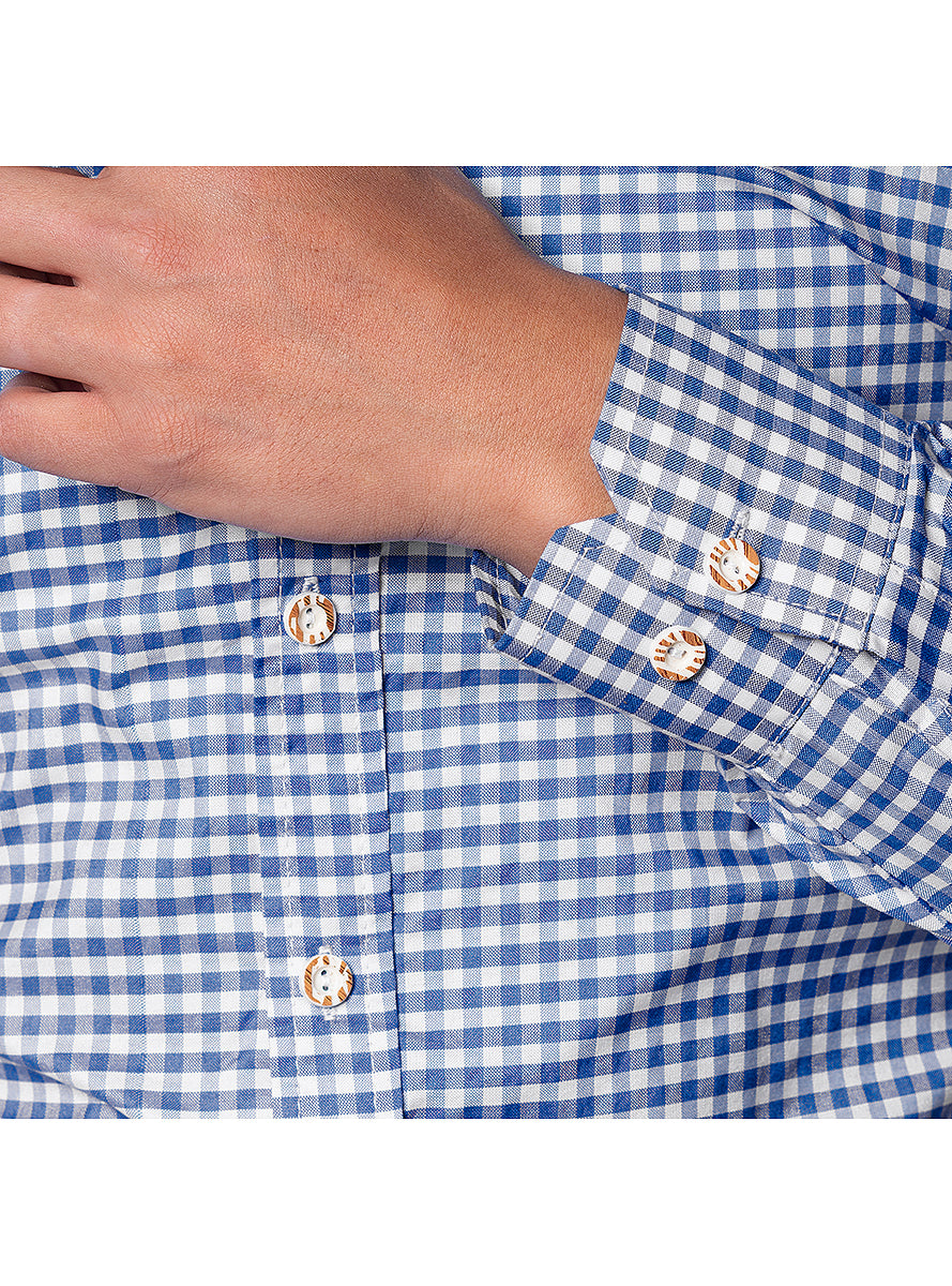 Chemise Oktoberfest bleue deluxe homme