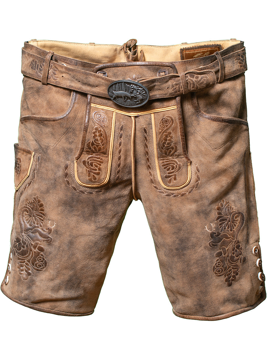 Lederhosen marron fonçé  premium homme