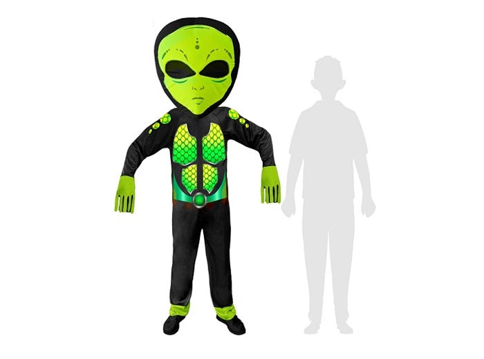 déguisement alien avec tête géante enfant