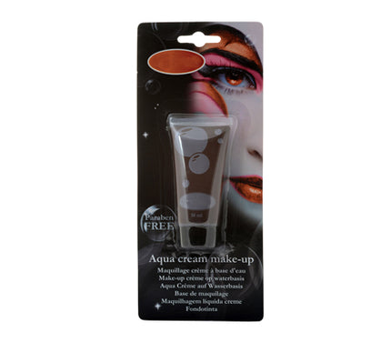 maquillage crème à l'eau en tube brun foncï 38ml
