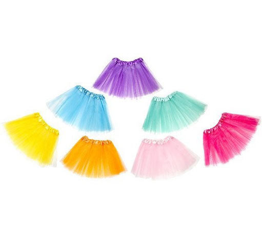 jupe tutu en tulle pastel enfant rose clair 29cm