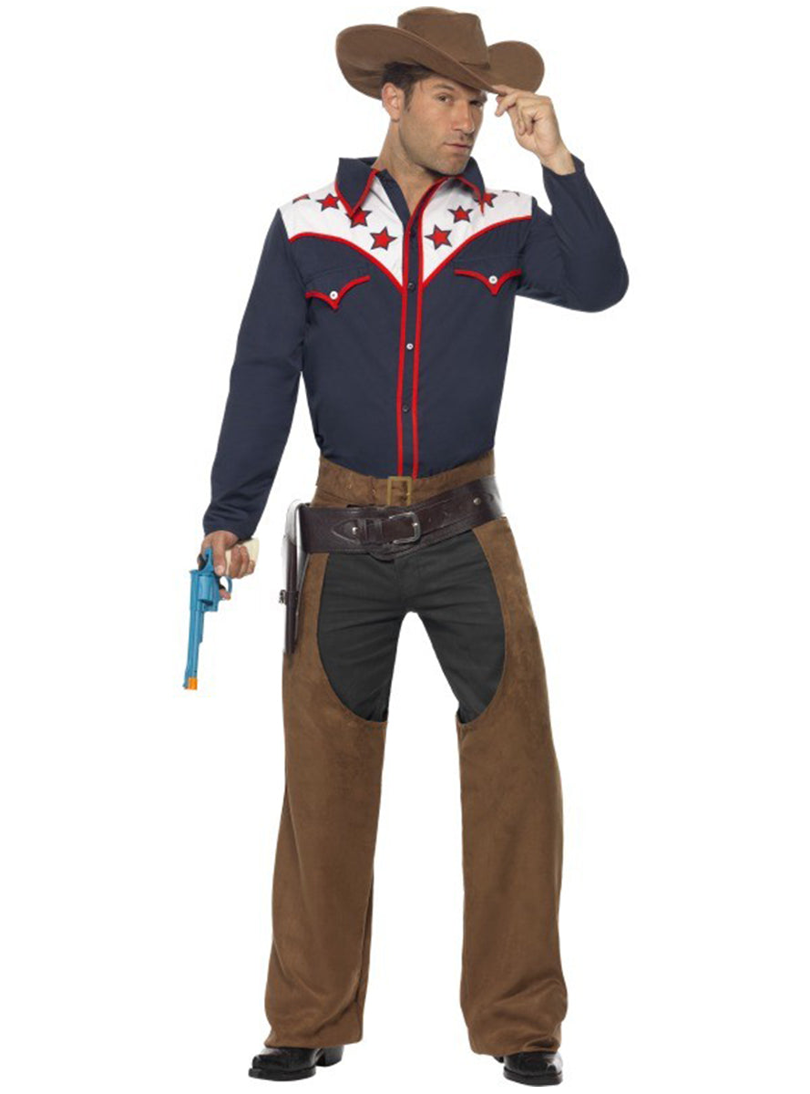 Déguisement de cow-boy de rodéo pour homme