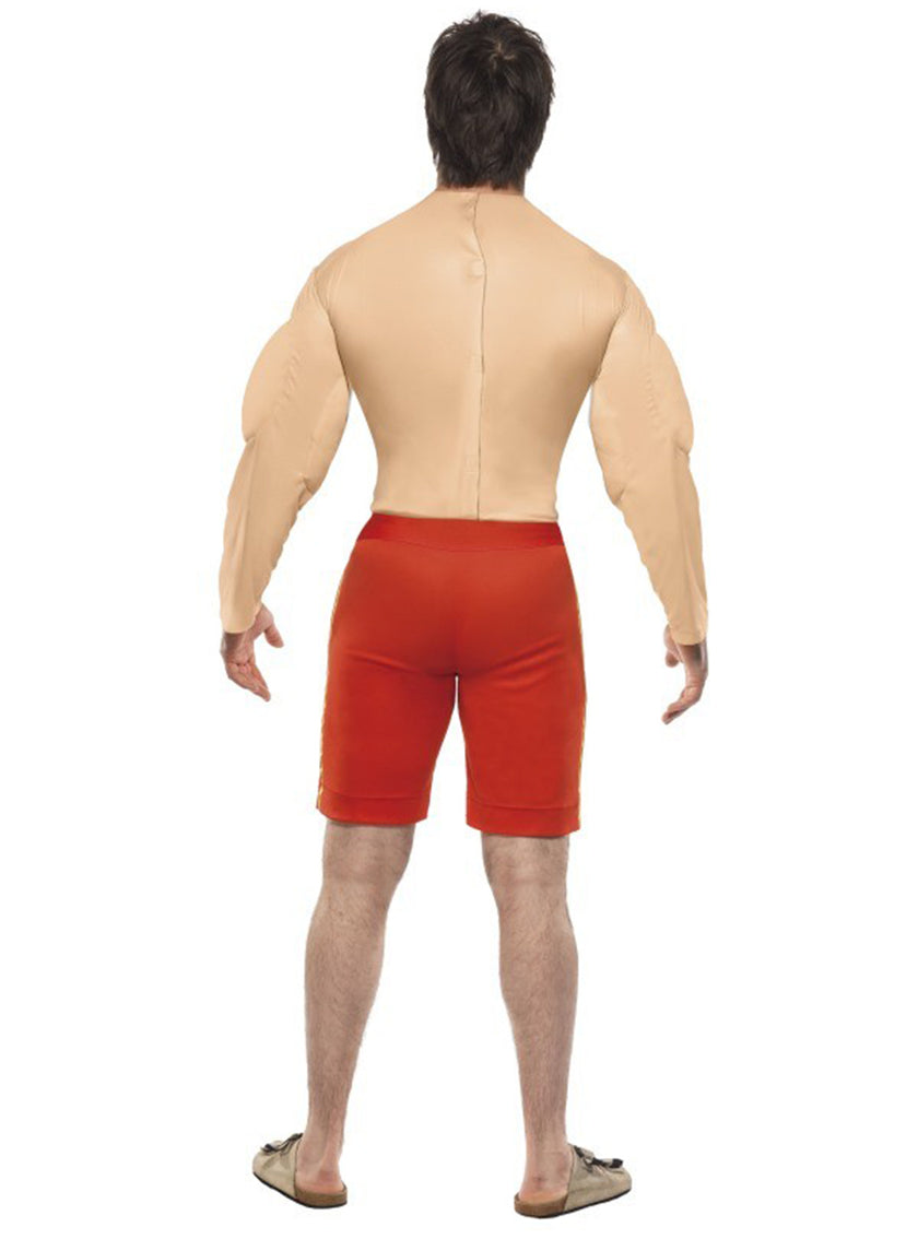 Déguisement sauveteur musclé homme