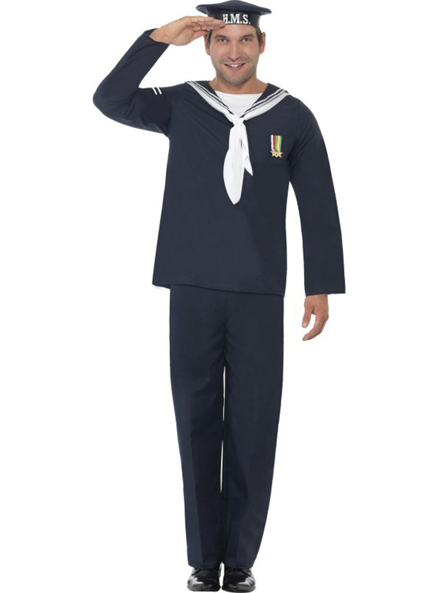 Déguisement d'un homme de la marine