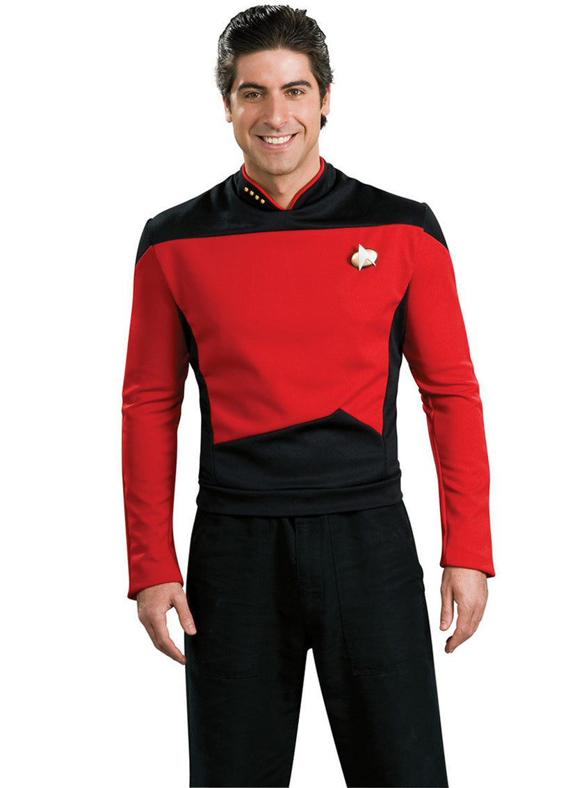 Déguisement Commandant Rouge Star Trek La Nouvelle Génération homme