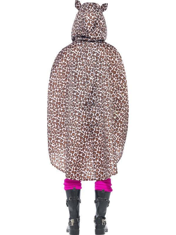 Party Poncho Léopard