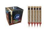 lot de 100 fontaines bougies scintillantes or 12cm 50sec