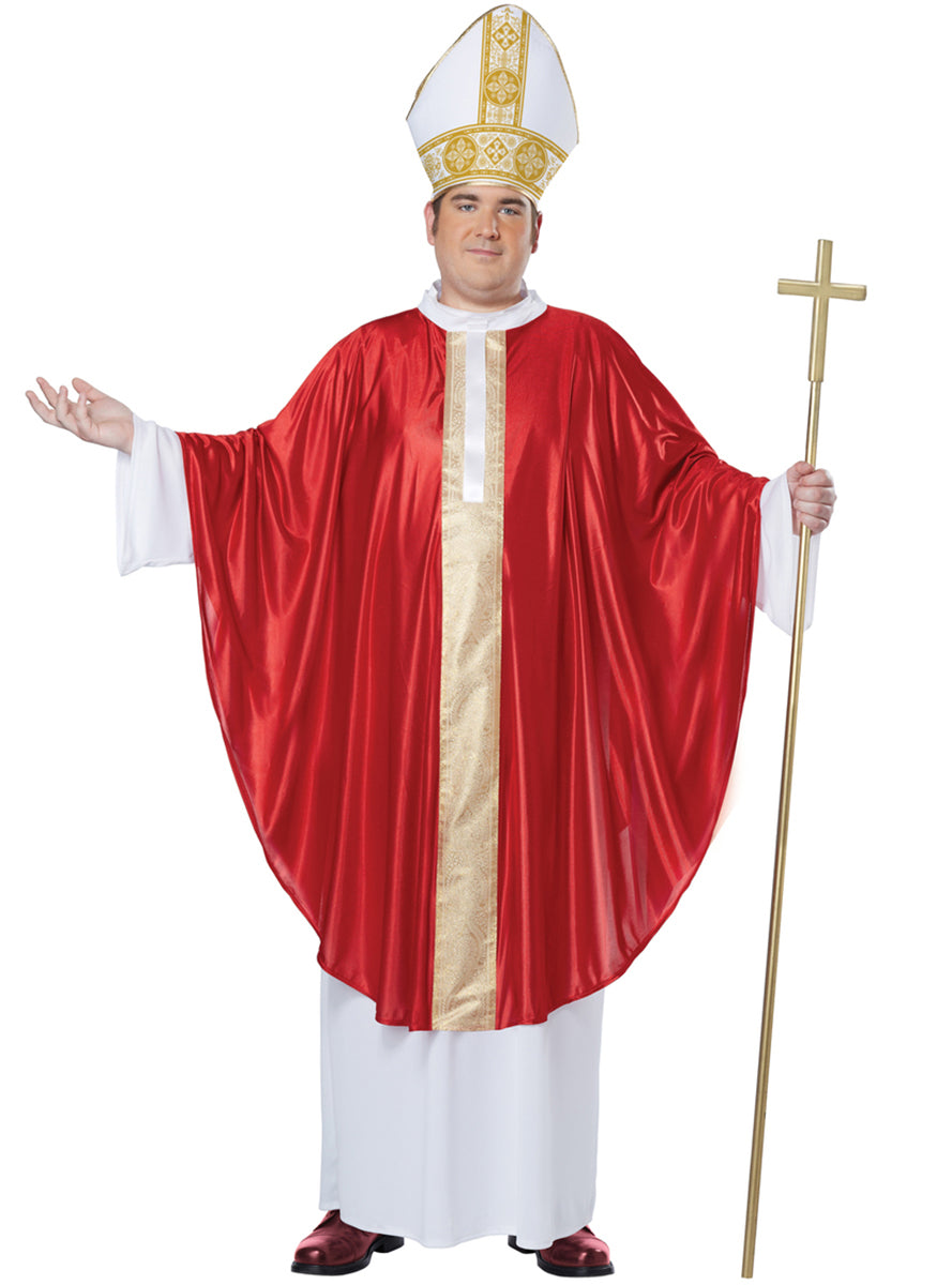 Déguisement de Pape pour homme grande taille