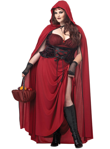 Déguisement Chaperon sombre femme grande taille