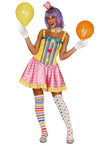 Déguisement clown amusante femme