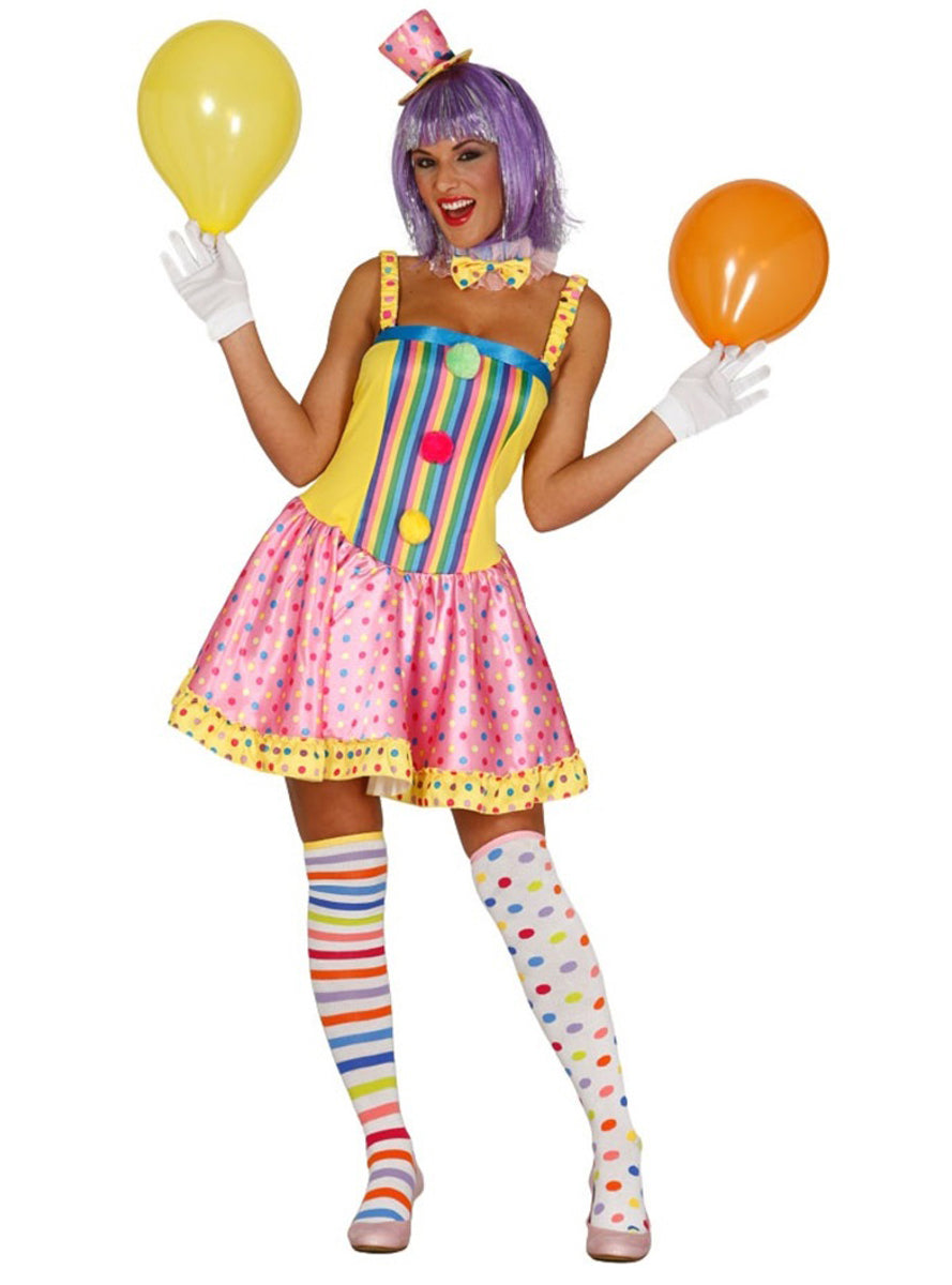 Déguisement clown amusante femme