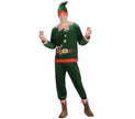 déguisement de lutin homme 4pcs vert