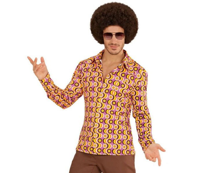 chemise homme groovy annes 70