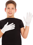 Gants blancs 22 cm enfant