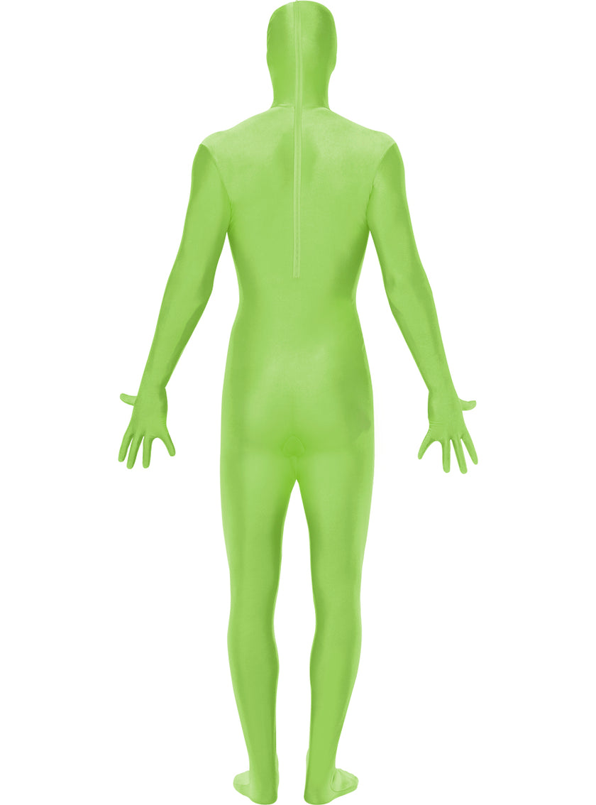 Déguisement seconde peau vert adulte