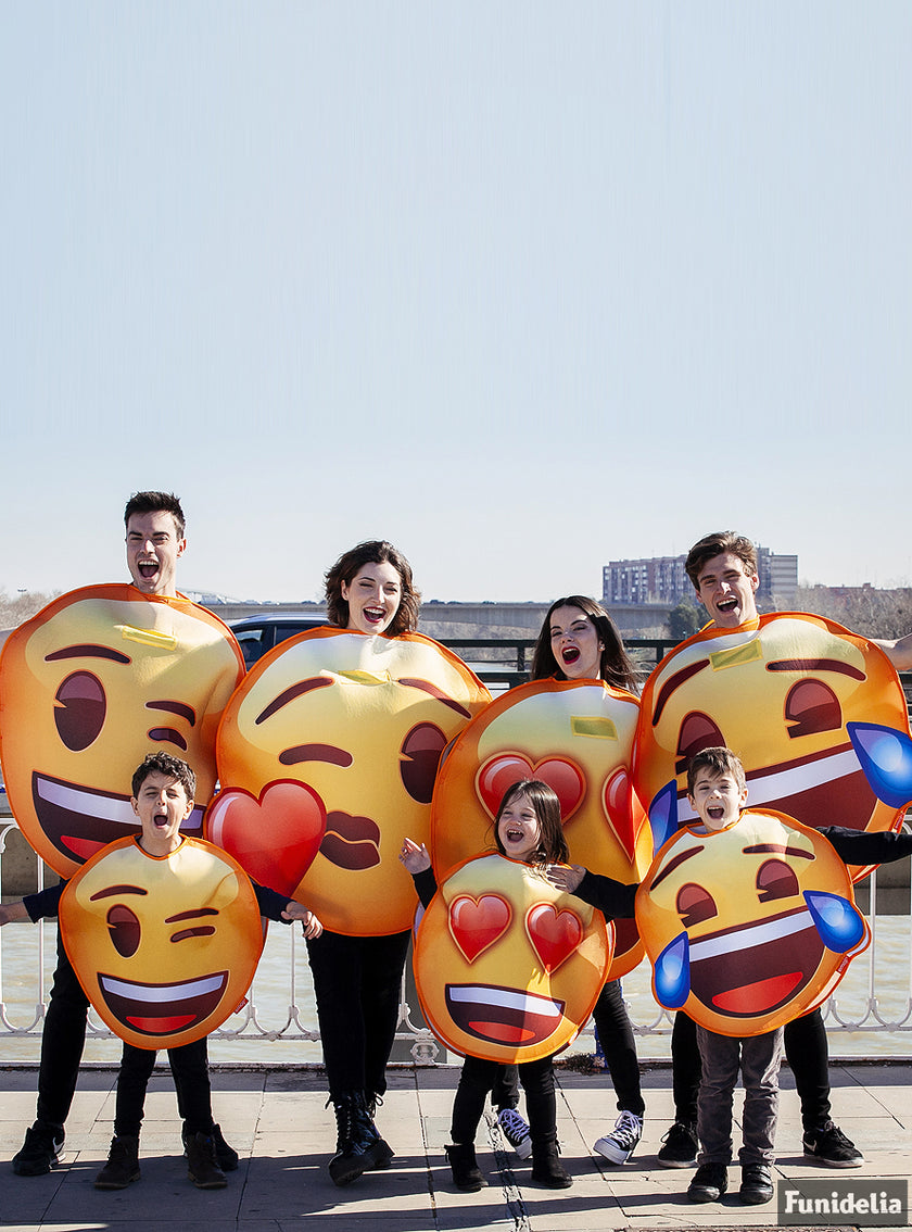 Déguisement Emoji sourire yeux en cœur