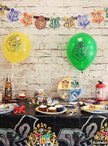 Banderole anniversaire Maisons Poudlard - Harry Potter