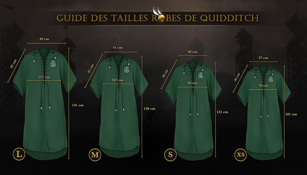 Cape Quidditch Serpentard enfant (Réplique officielle Collectors) - Harry Potter 