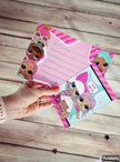 8 invitations LOL Surprise