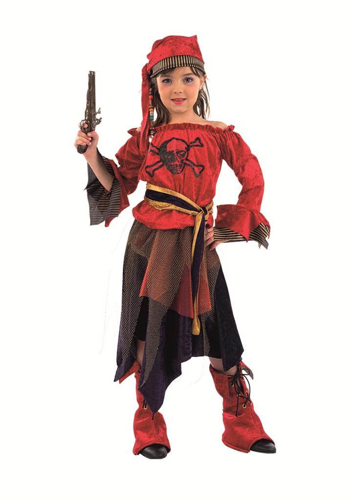 Déguisement de pirate corsaire fille