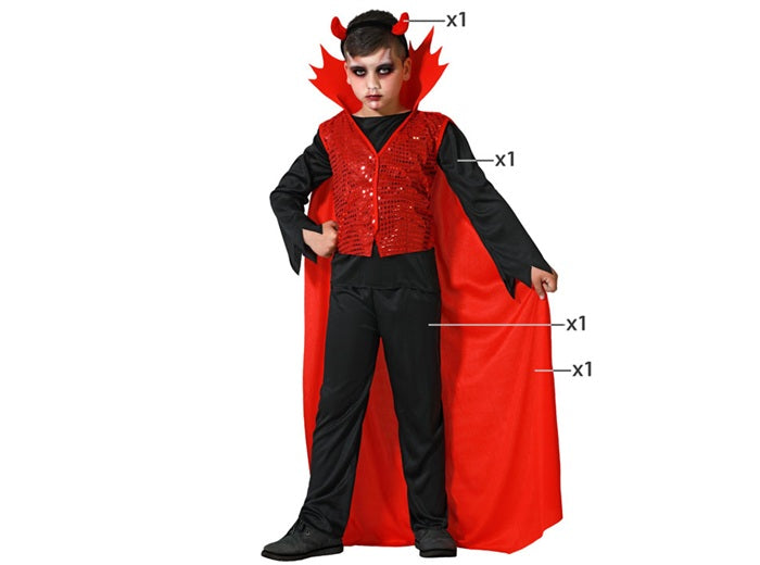 déguisement de démon vampire enfant 4pcs