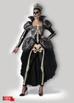 Déguisement squelette princesse femme