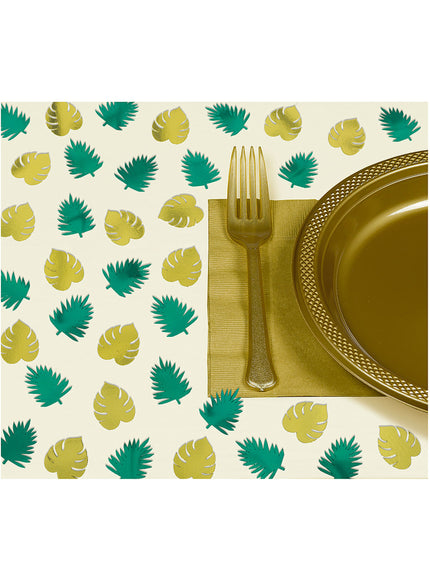 48 set de table individuels avec feuilles tropicales - Key West