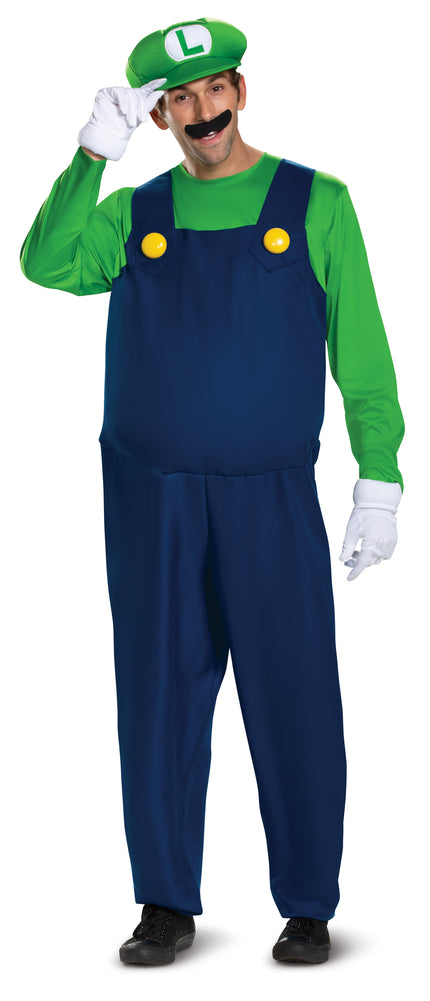 Déguisement de Luigi Deluxe pour homme - Super Mario Bros