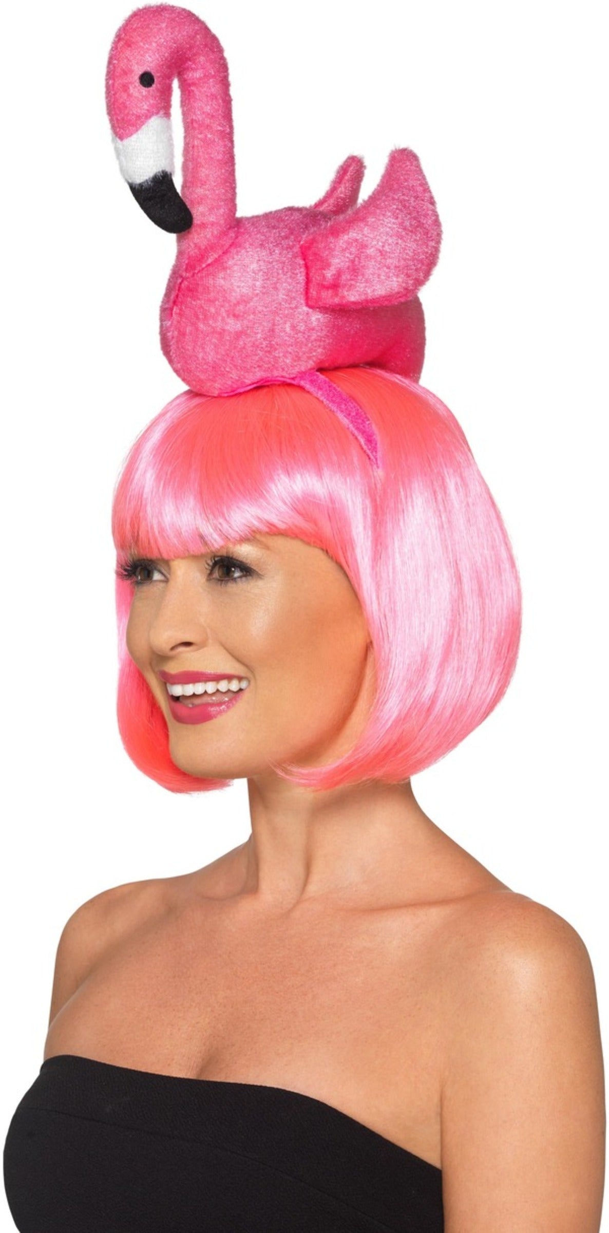 Serre-tête flamant rose femme
