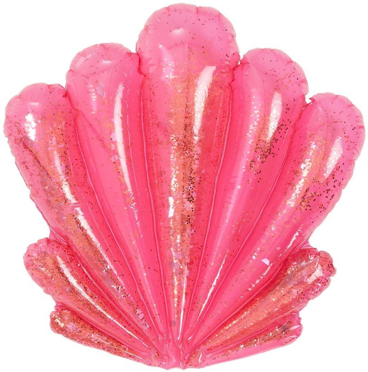 Coquillage rose gonflable de 73 cm