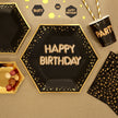 8 assiettes hexagonales 