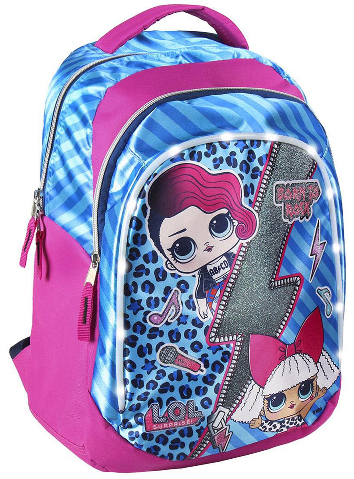Cartable LOL Surprise bleu fille