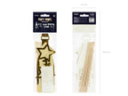 8 accessoires dorés pour photobooth - Happy New Year Collection