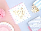 20 serviettes blanches 