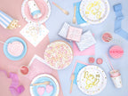 20 serviettes blanches 