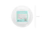 6 assiettes vertes menthe en carton - Yummy