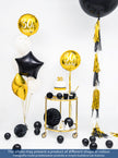 Bougie anniversaire dorée chiffre 8
