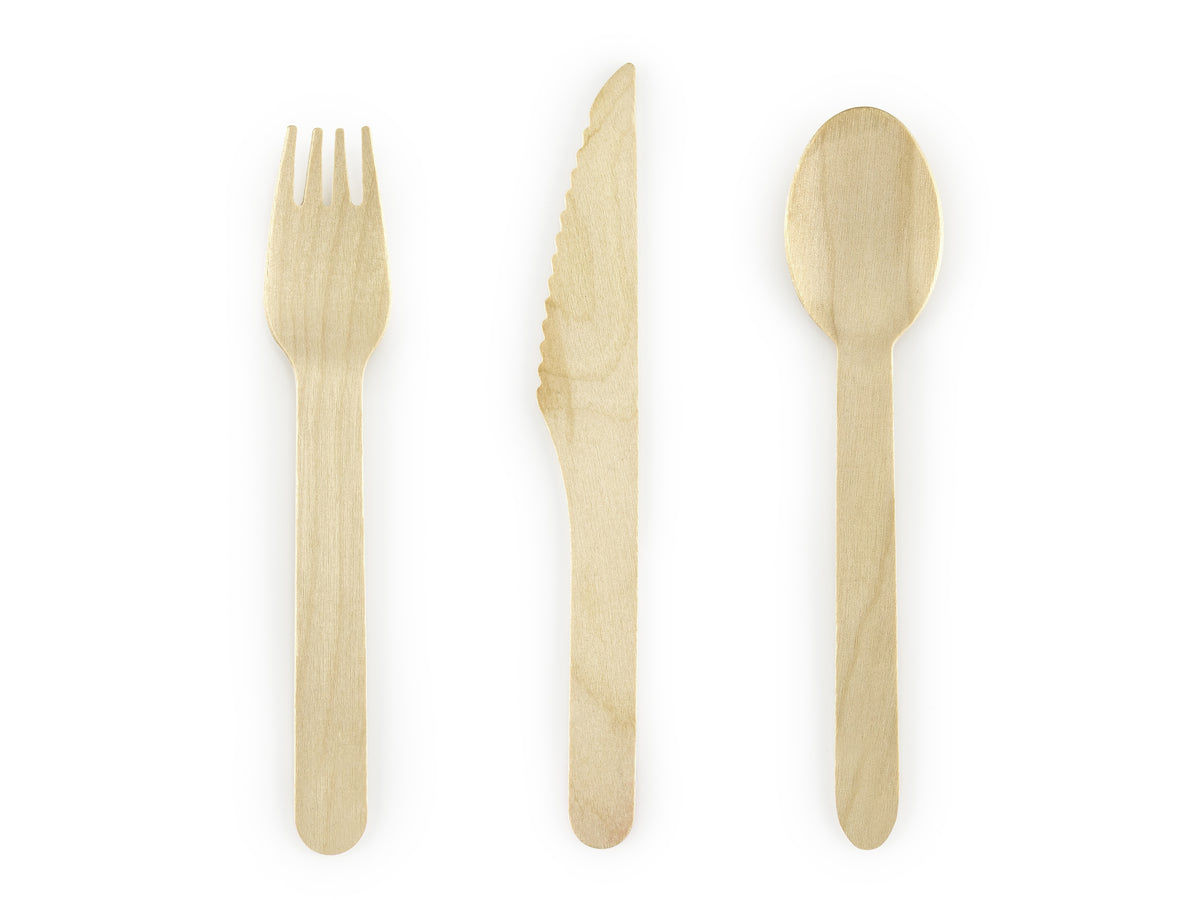 18 couverts en bois - Woodland