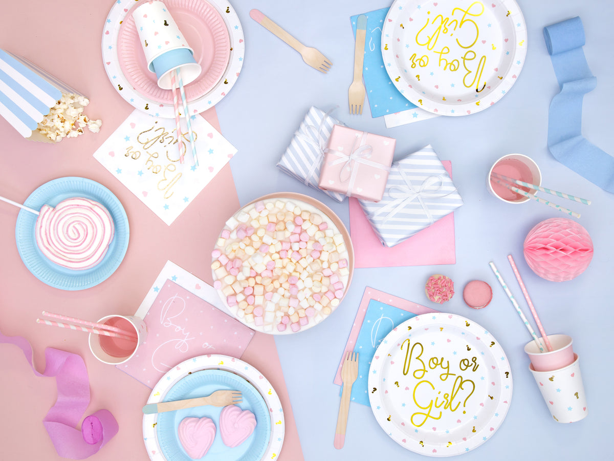 6 assiettes blanches avec texte doré 