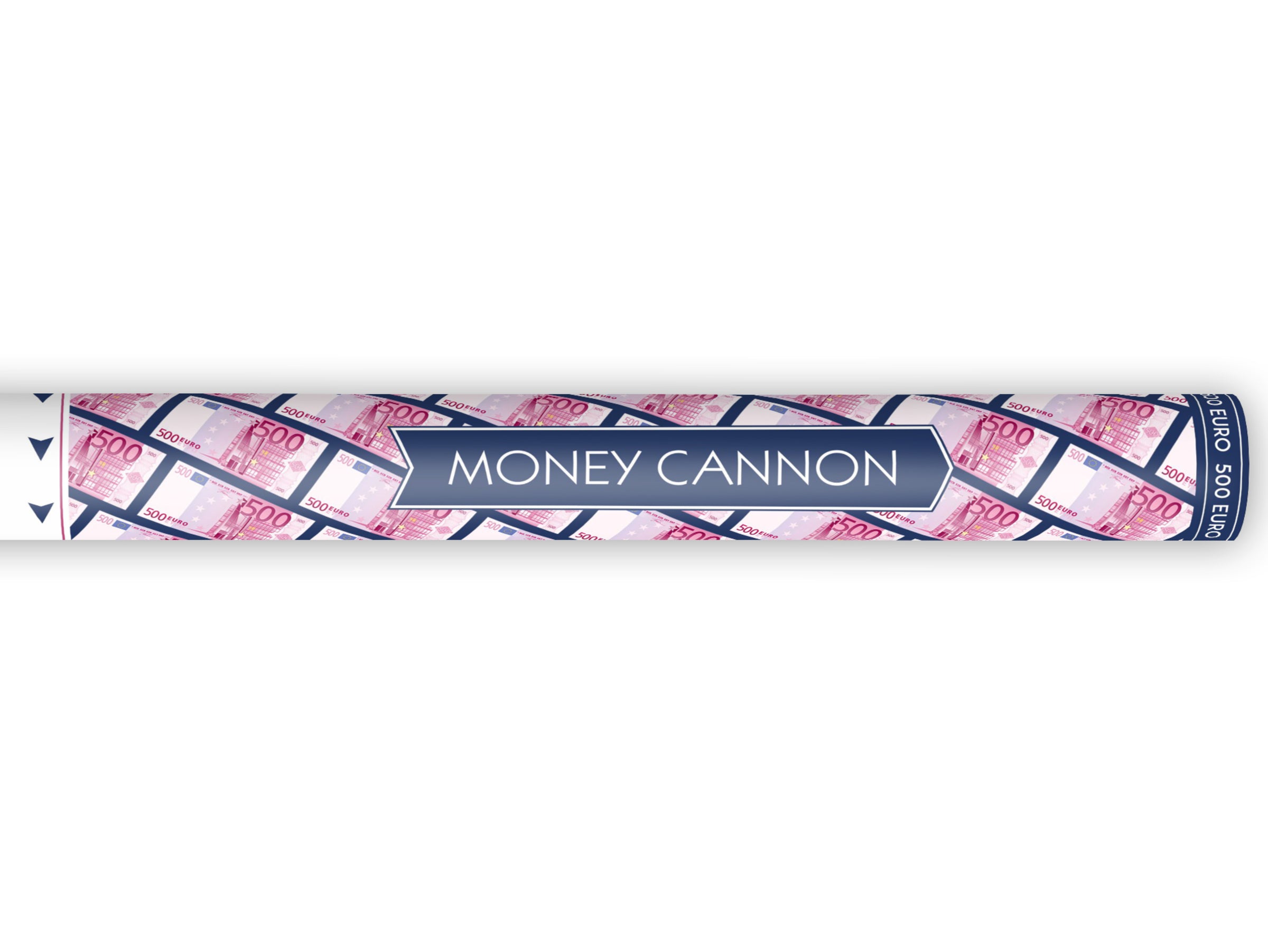 Canon à confettis billets de 500 euros de 60 cm