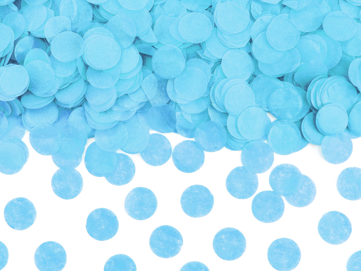 Canon à confettis bleu de 60 cm