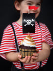 6 moules cupcakes pirates en carton - Pirates Party