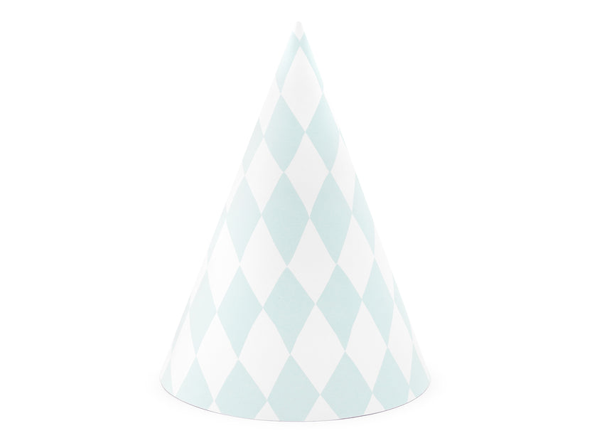 6 chapeaux losanges en carton - Yummy