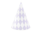 6 chapeaux losanges en carton - Yummy