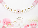 Boule rose pastel de 20 cm en nid d'abeille