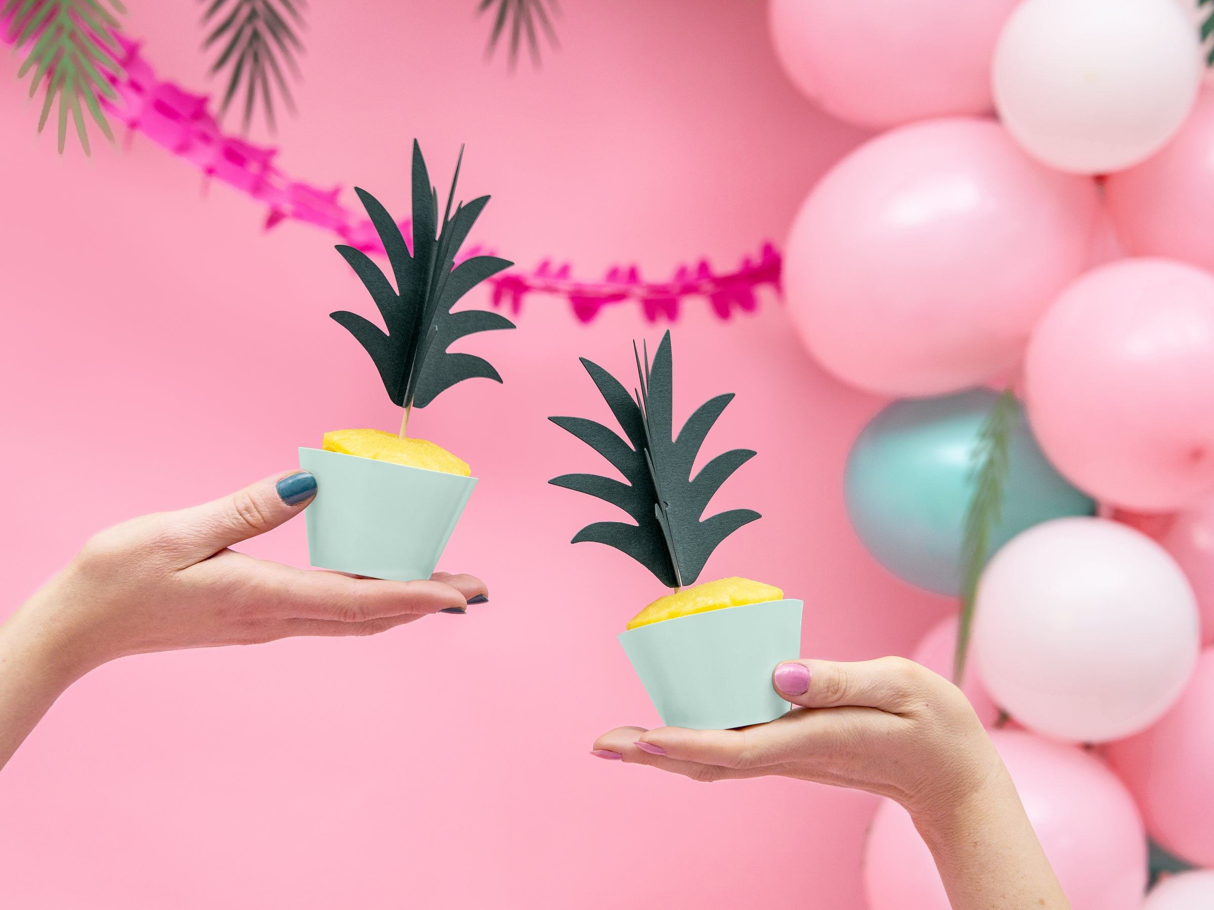 6 piques  ananas - Aloha Collection