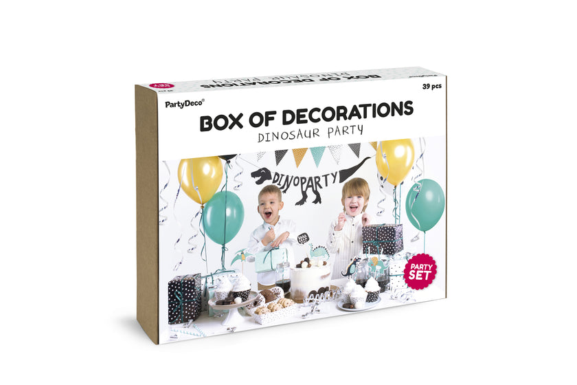 Kit décoration fête dinosaures - Dinosaures